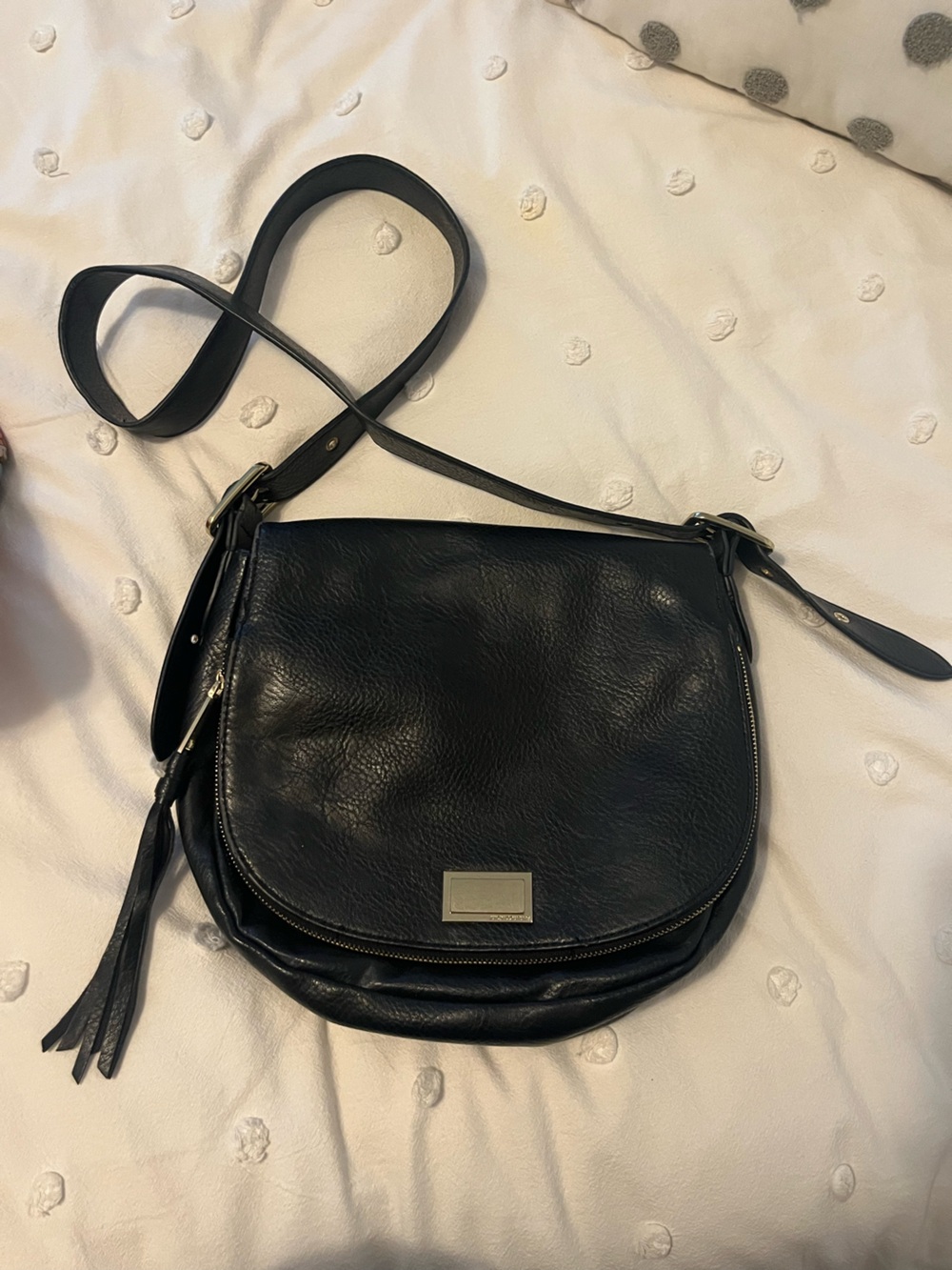 Black Juicy saddle bag purse